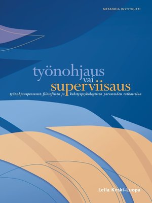 cover image of Työnohjaus vai superviisaus